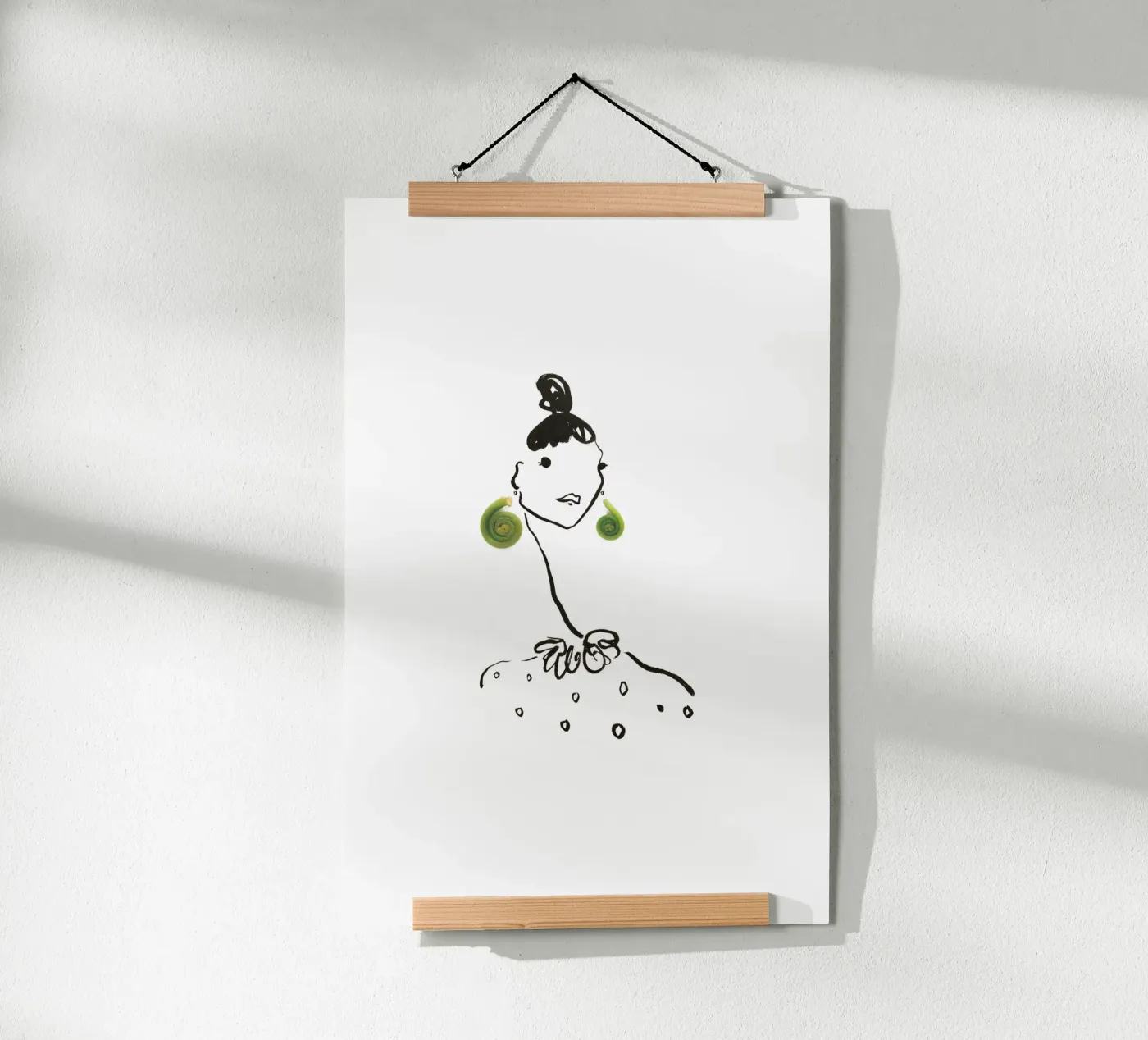 Fiddlehead poster de Gretchen Roehrs