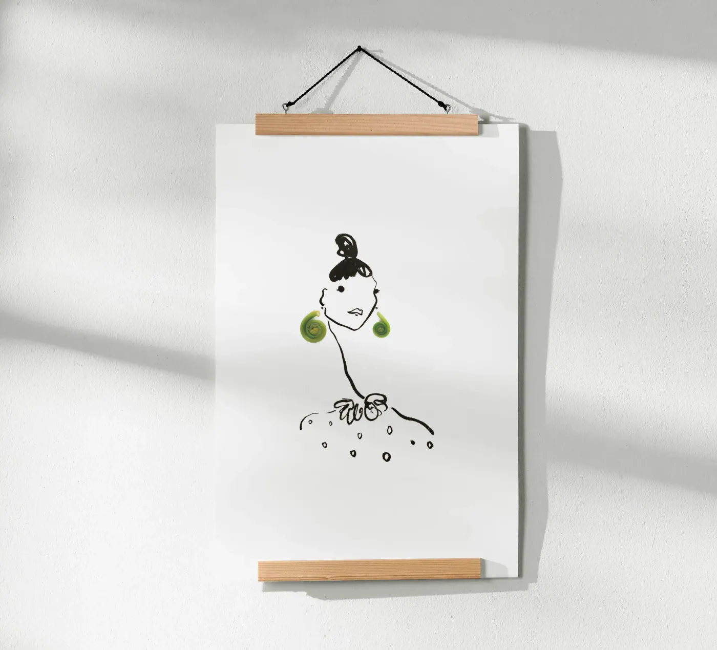 Fiddlehead Poster von Gretchen Roehrs