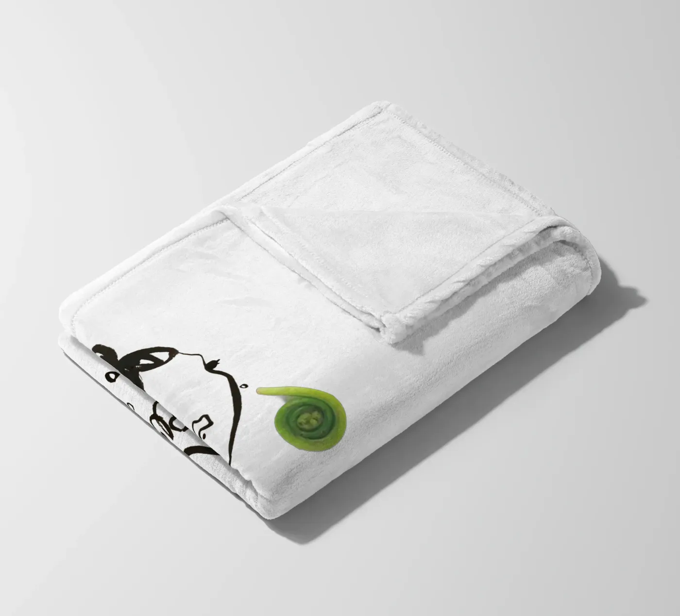 Fiddlehead coperta in pile da Gretchen Roehrs