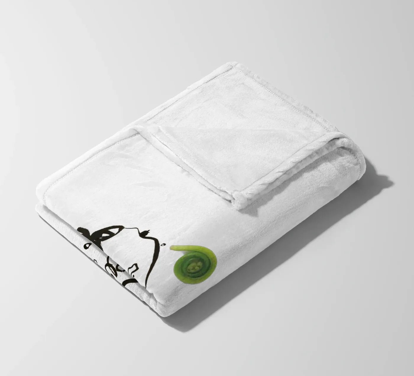 Fiddlehead coperta in pile da Gretchen Roehrs