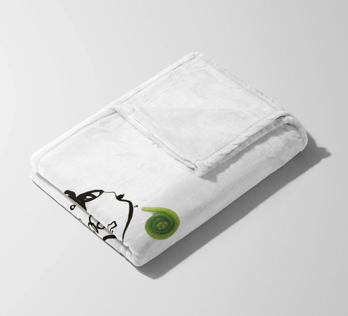 Fiddlehead coperta in pile da Gretchen Roehrs