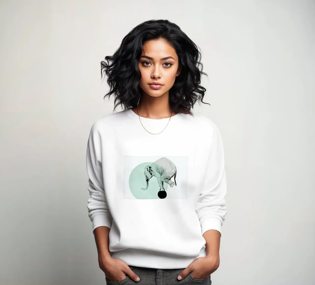 Elephant felpa da Morgan Kendall