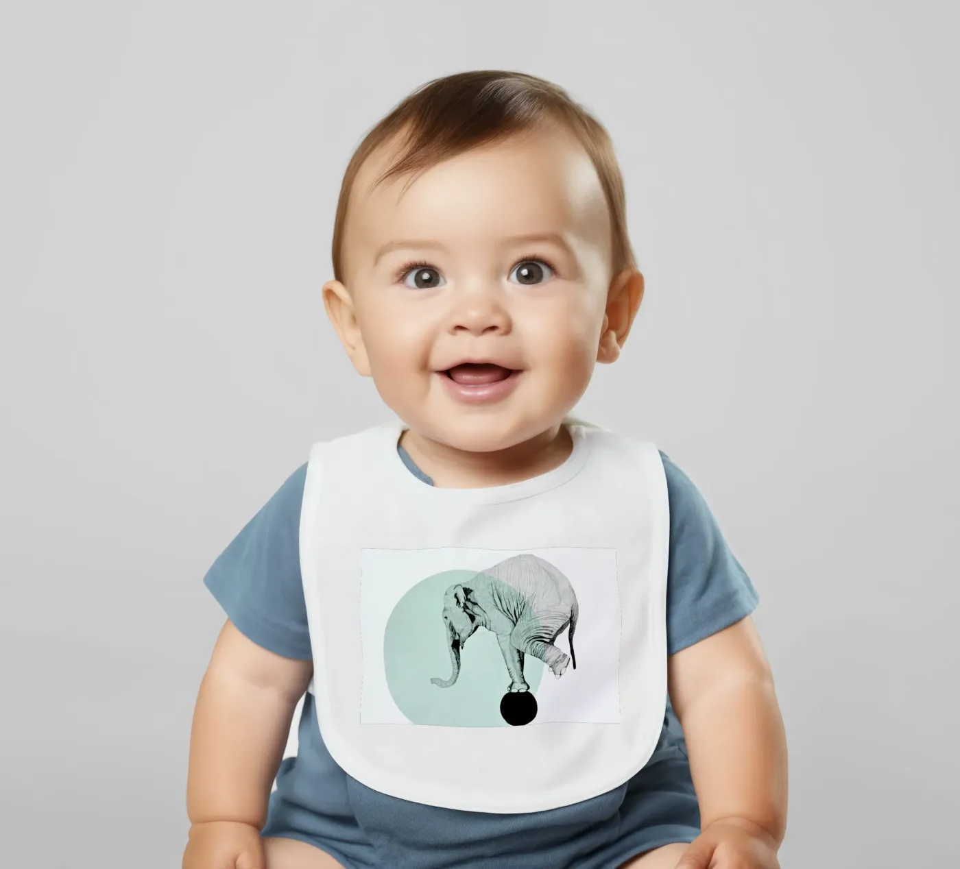 Elephant bavaglino da Morgan Kendall