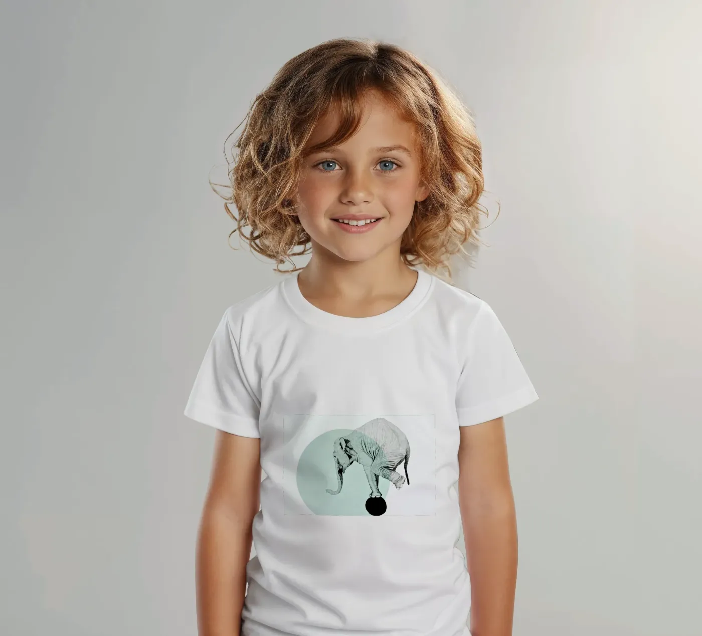 Elephant t-shirt bambini da Morgan Kendall