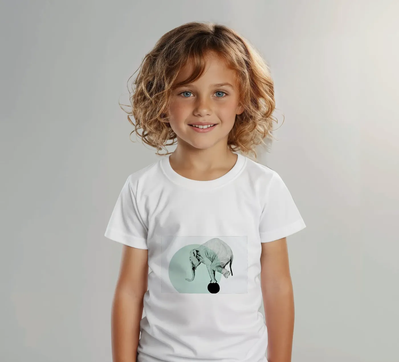 Elephant t-shirt bambini da Morgan Kendall