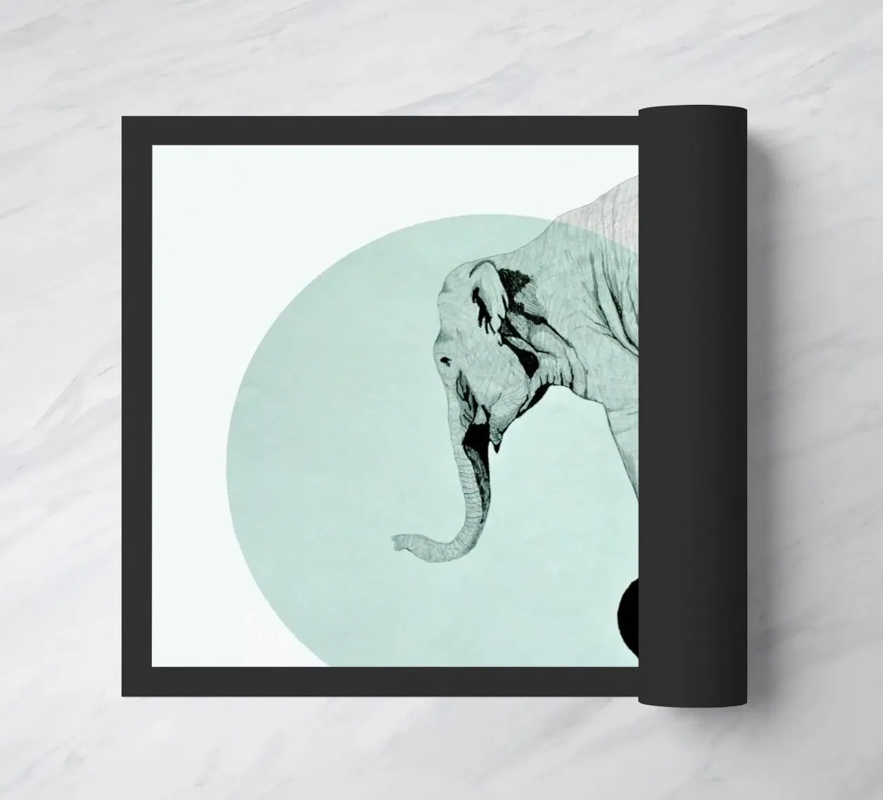 Elephant doormat by Morgan Kendall