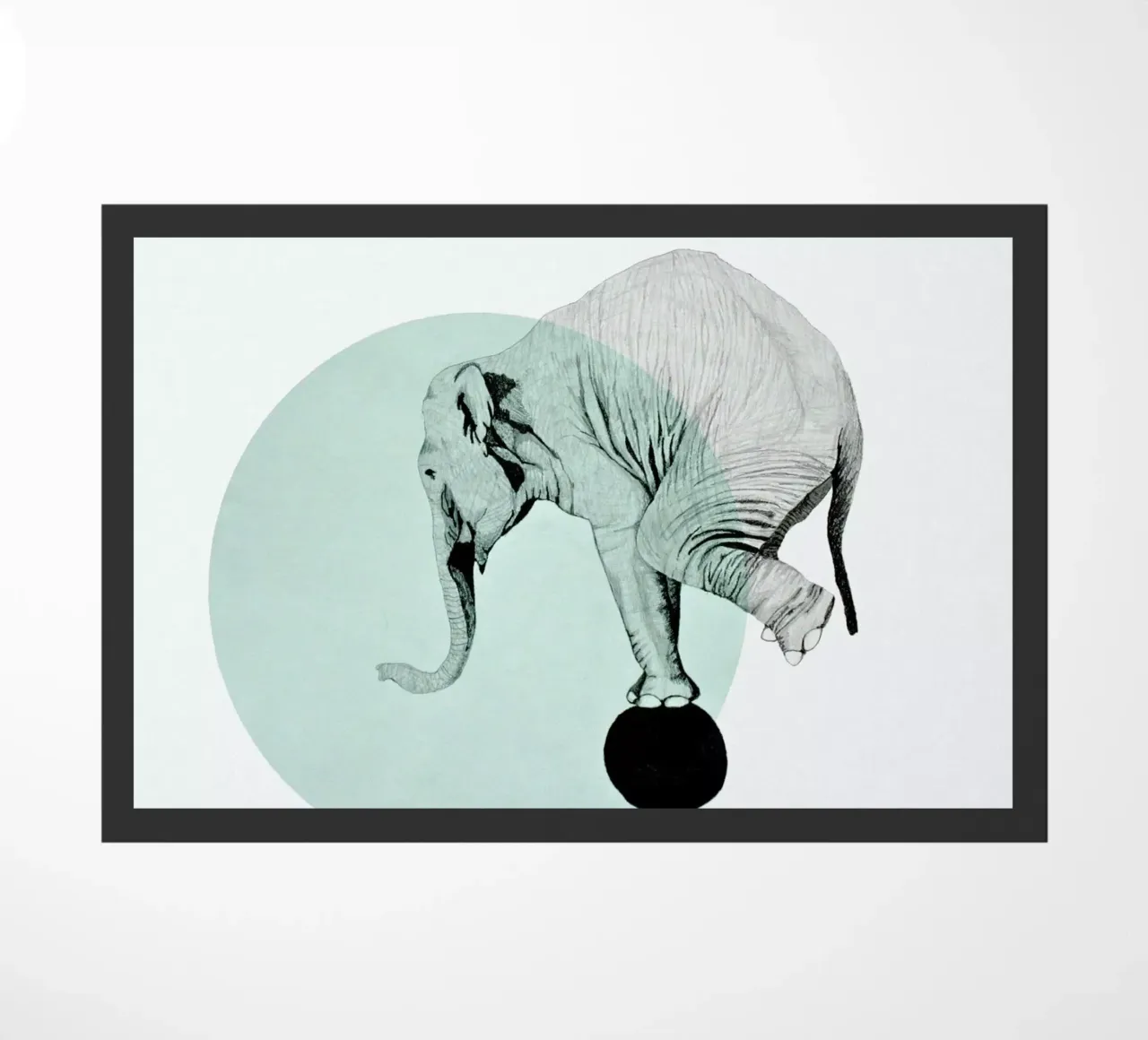 Elephant doormat by Morgan Kendall