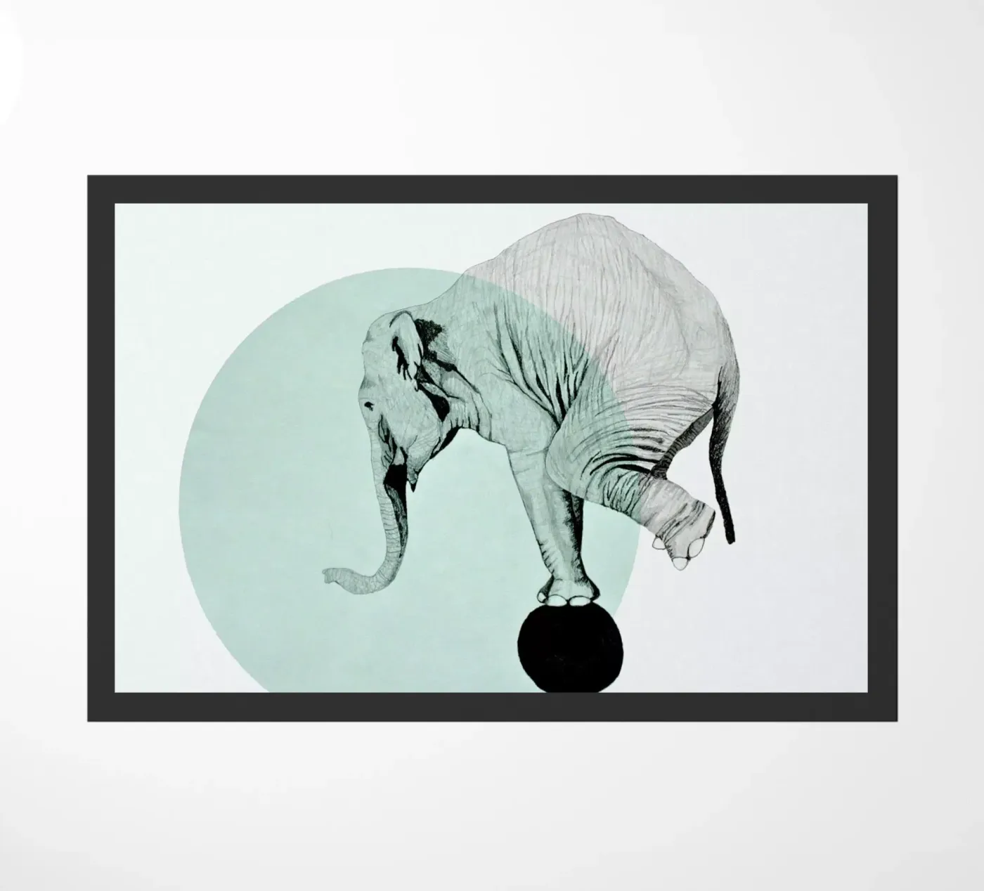 Elephant deurmat van Morgan Kendall
