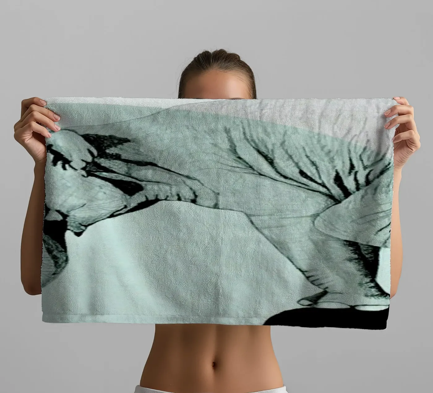 Elephant towel by Morgan Kendall