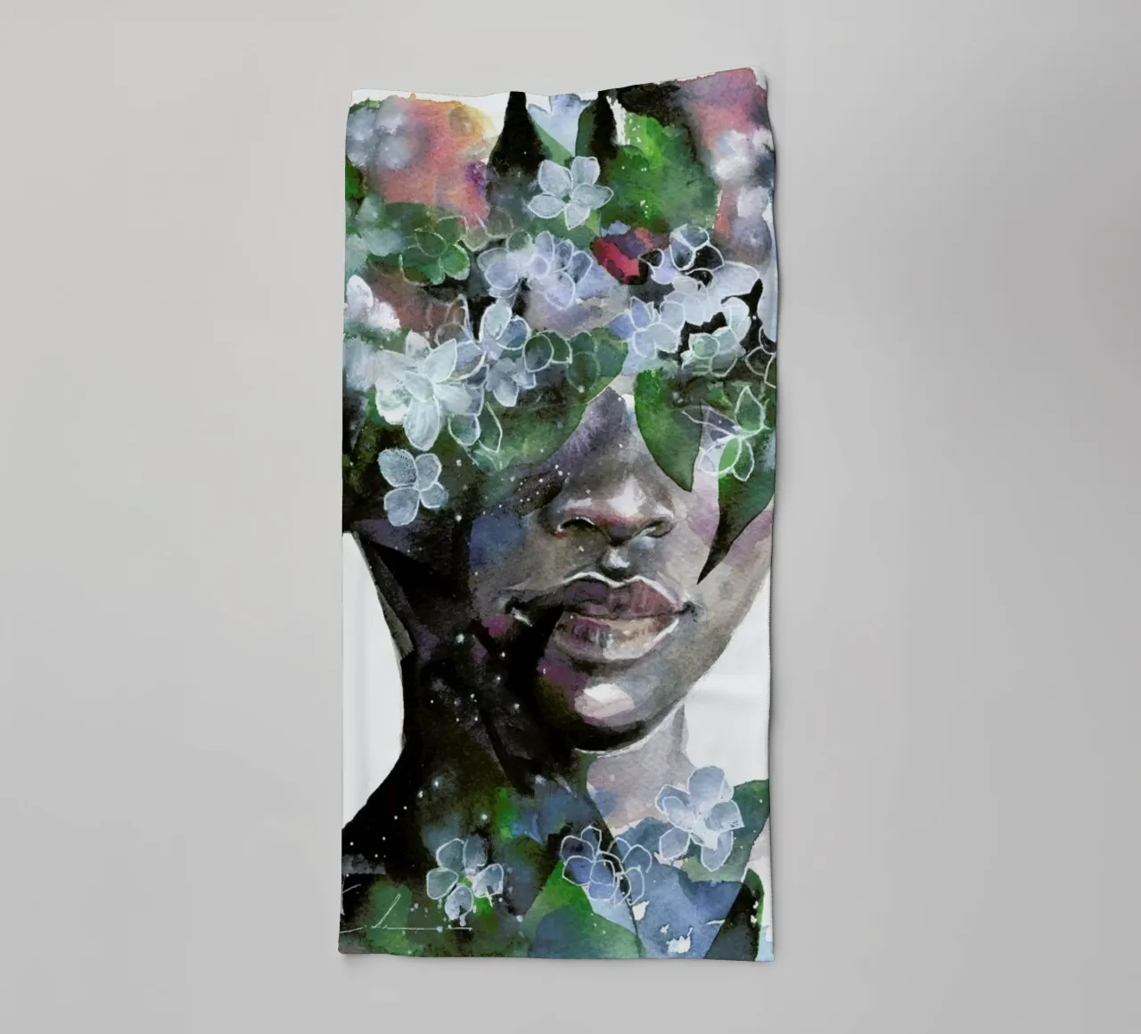 Garden II towel by agnes-cecile