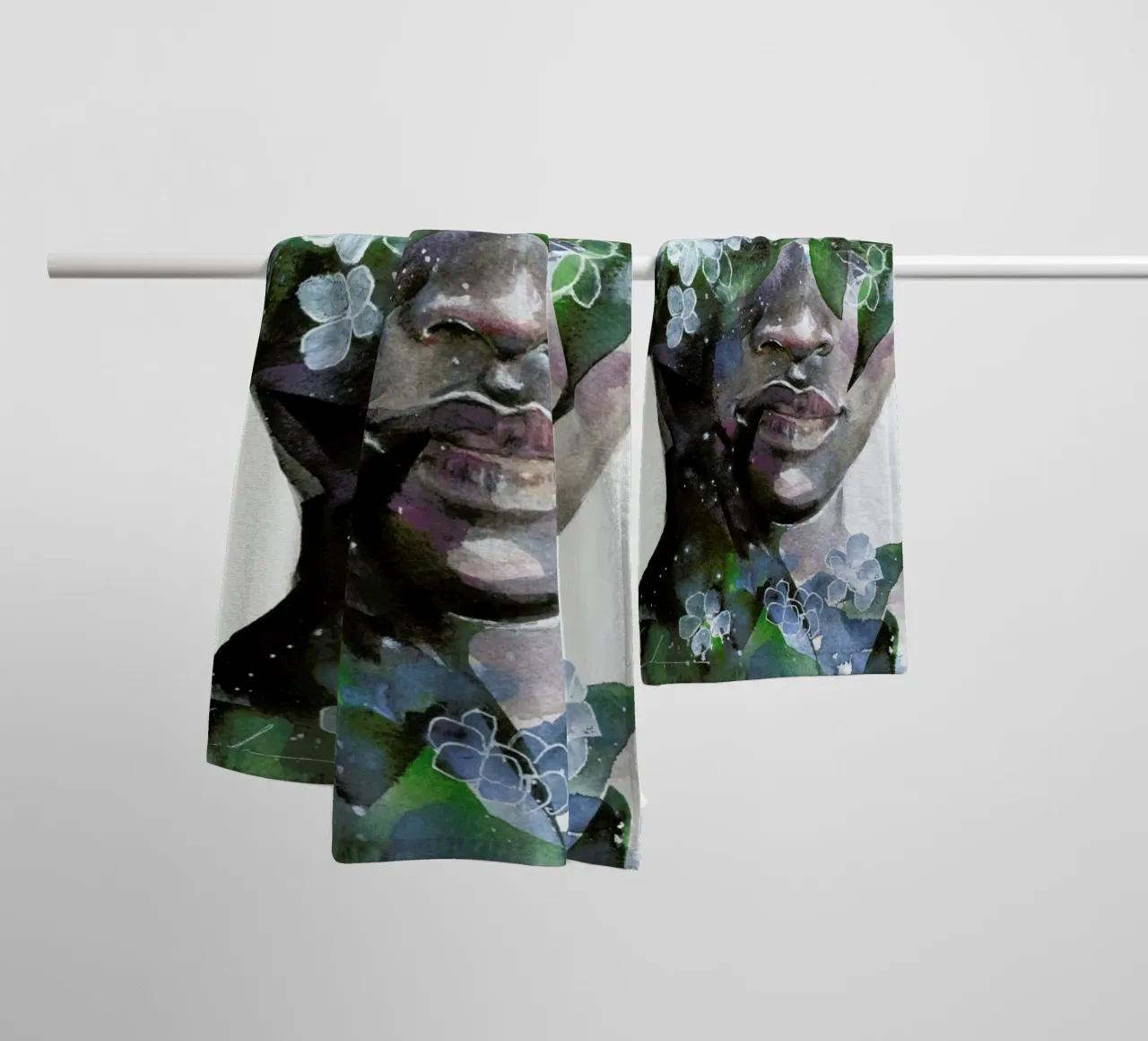 Garden II towel by agnes-cecile