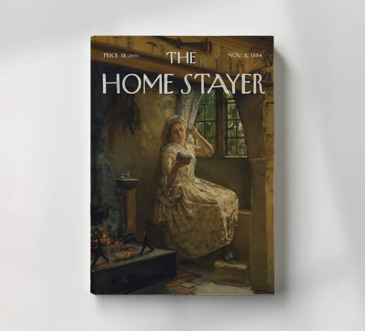 The Home Stayer - A Cosey Corner notebook by Vintagrafica