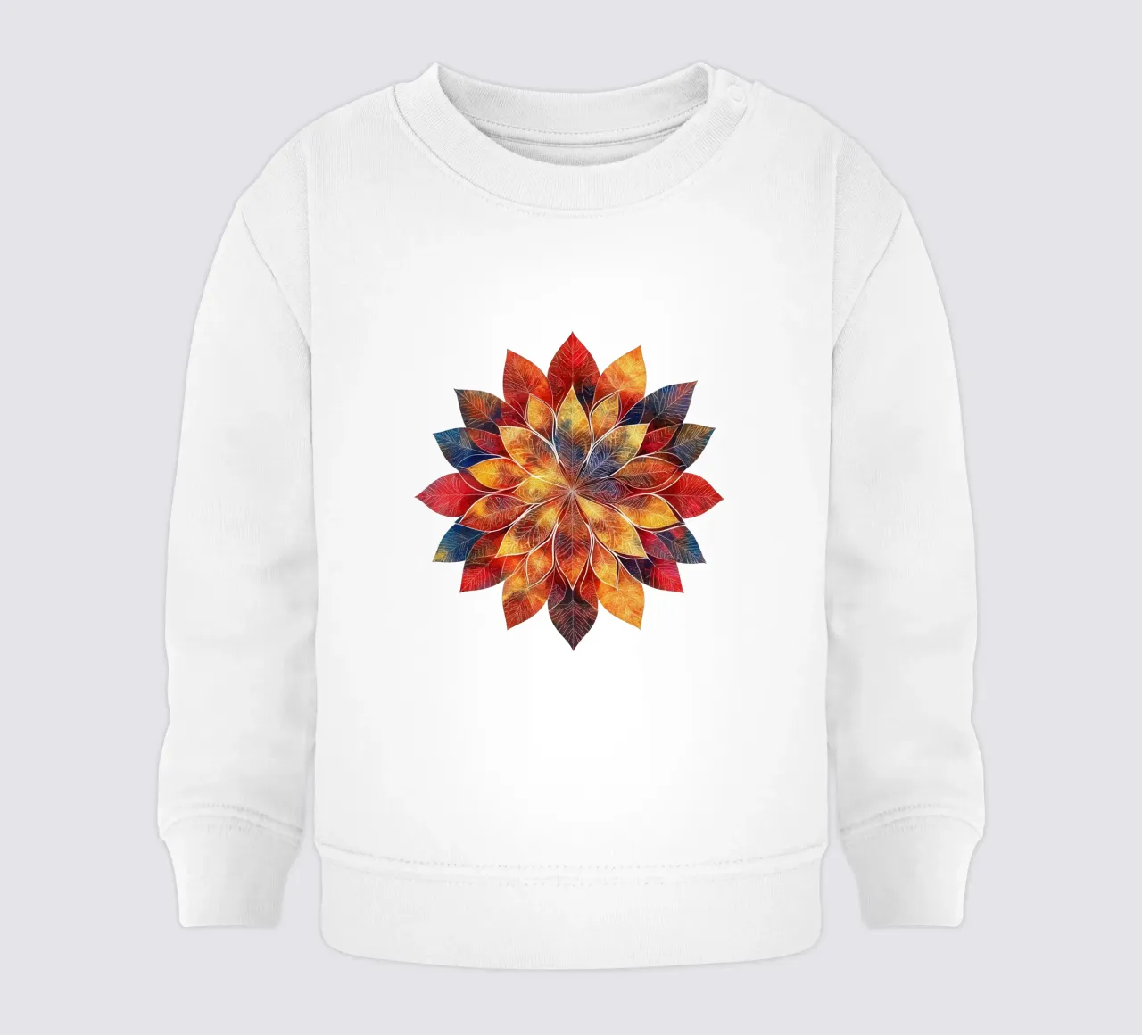 Mandala autunnale felpa neonato da Spiritual Touch