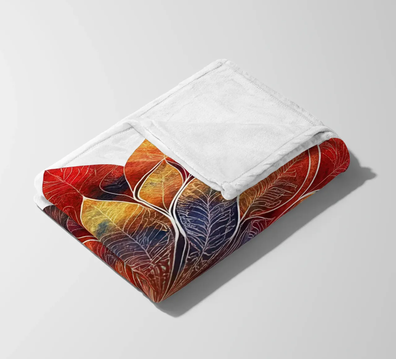 Fall Mandala fleece blanket by Spiritual Touch