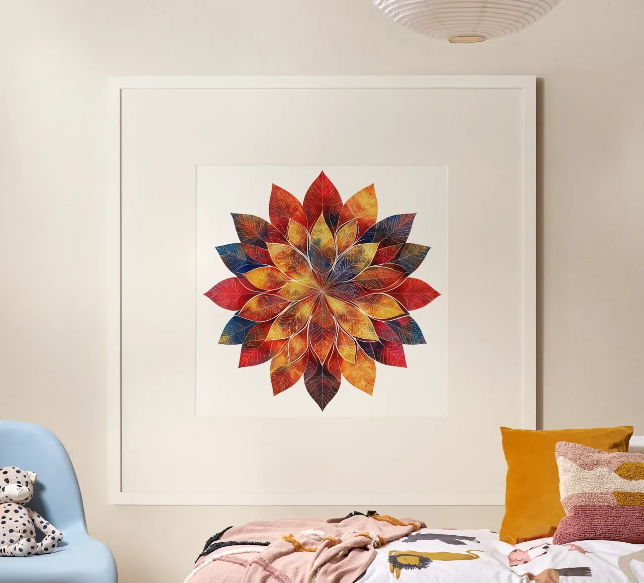 Fall Mandala poster by Spiritual Touch