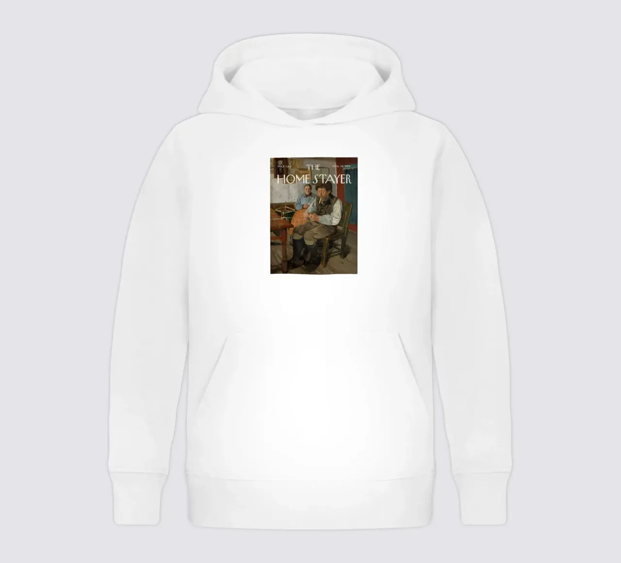 The Home Stayer - The Net Mender kids hoodie by Vintagrafica