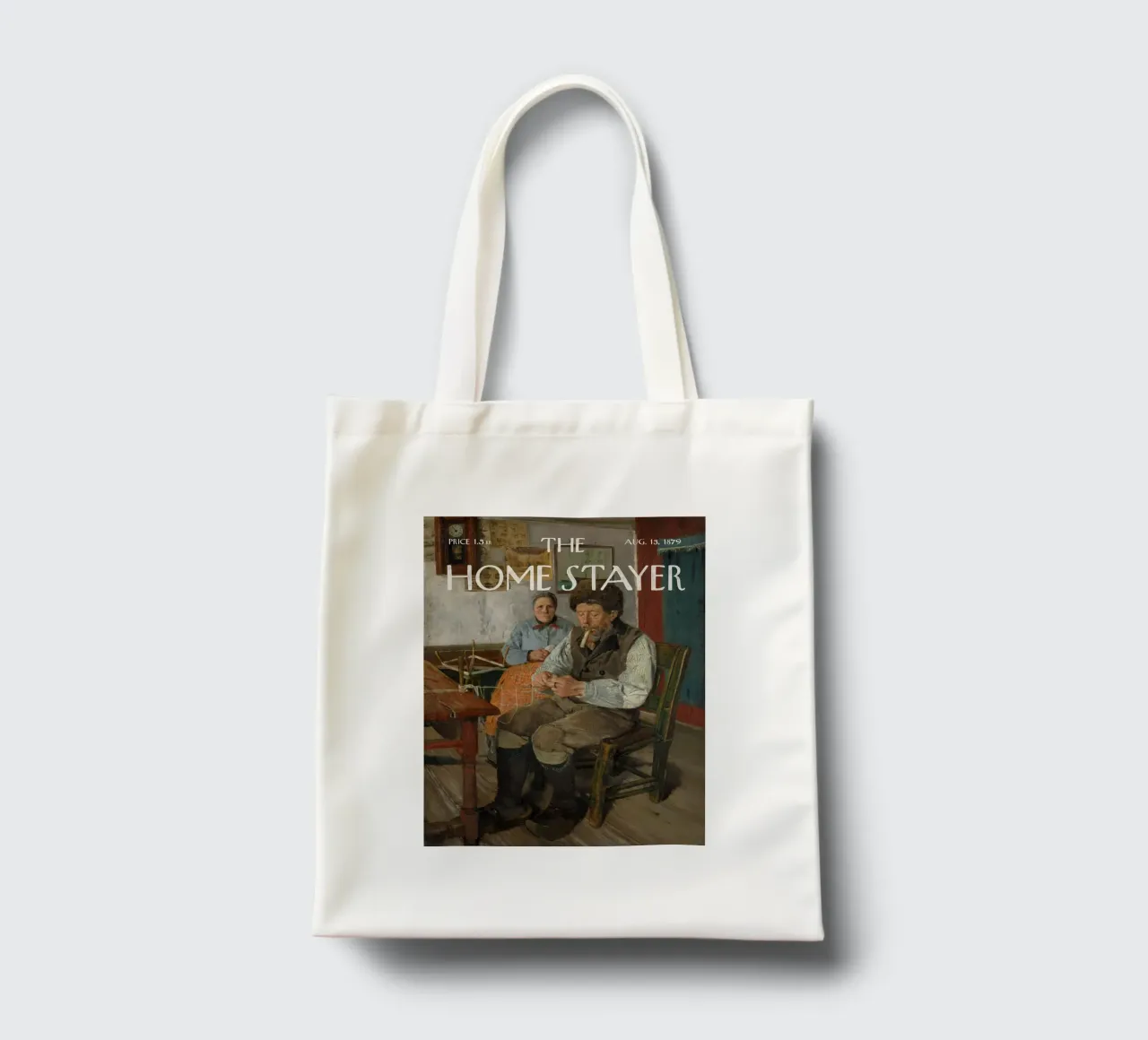 Der Home Stayer - Der Netzaufbereiter Jutebeutel von Vintagrafica