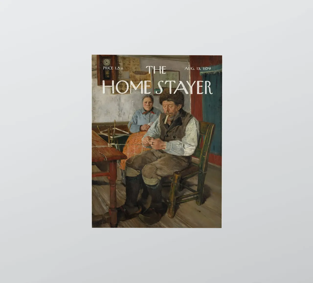 Der Home Stayer - Der Netzaufbereiter Sticker von Vintagrafica