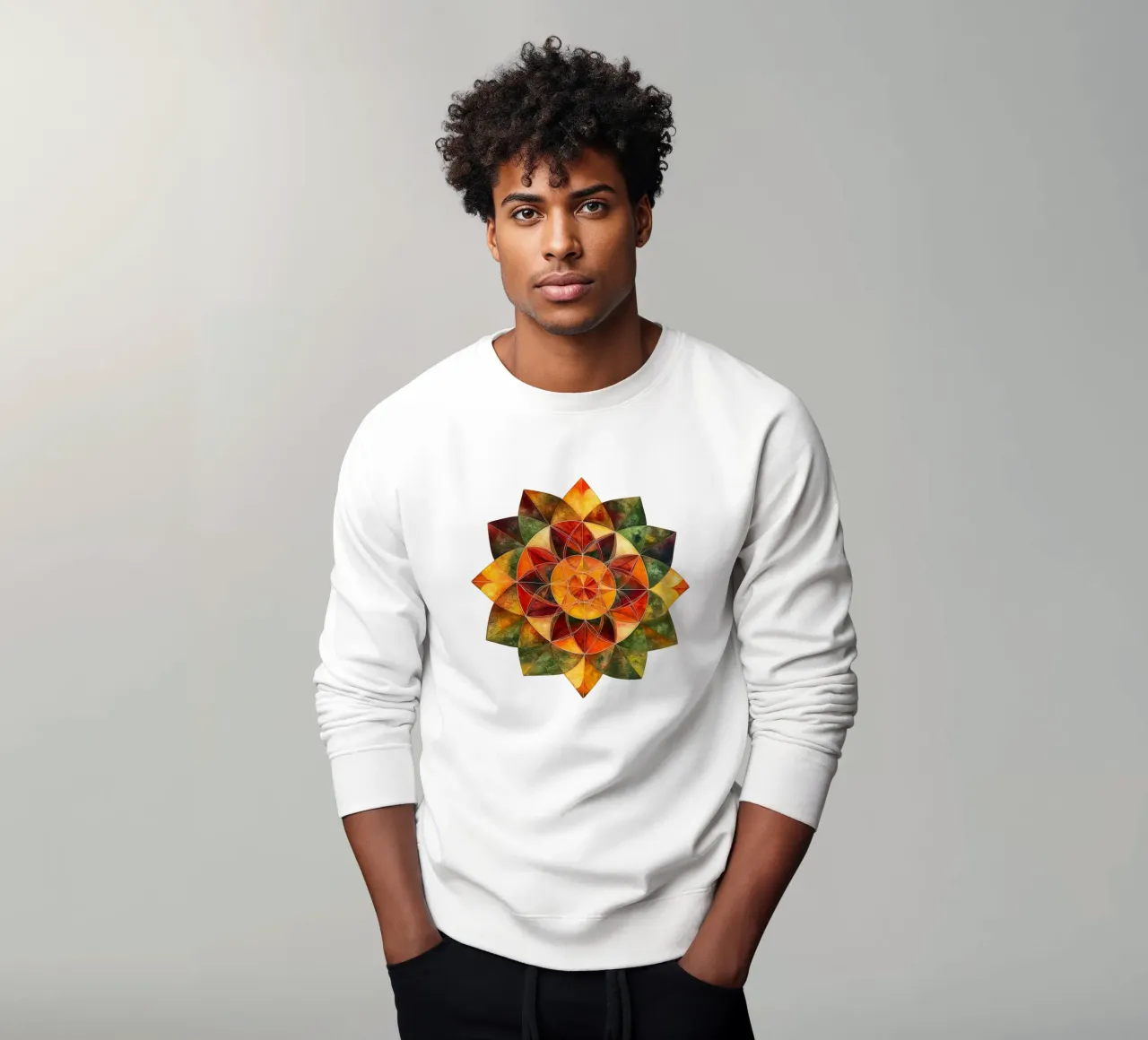 Mandala autunnale felpa da Spiritual Touch