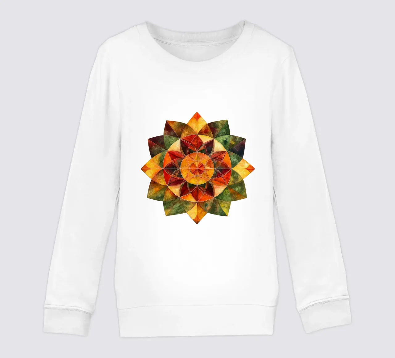 Mandala autunnale felpa bambino da Spiritual Touch