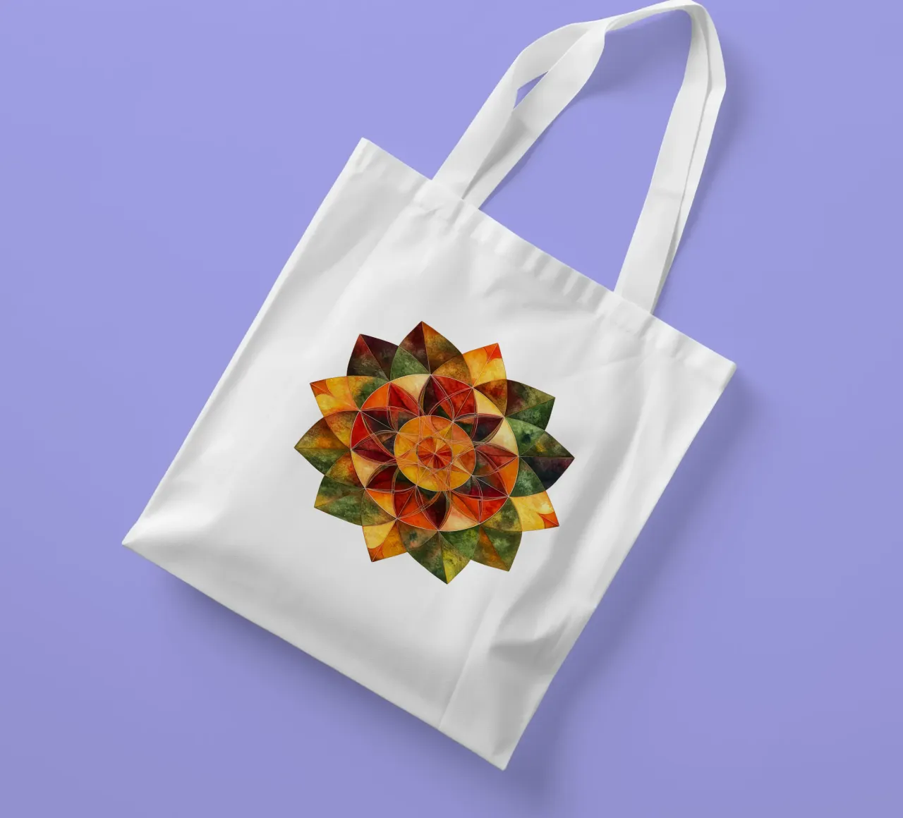 Fall Mandala tote bag by Spiritual Touch