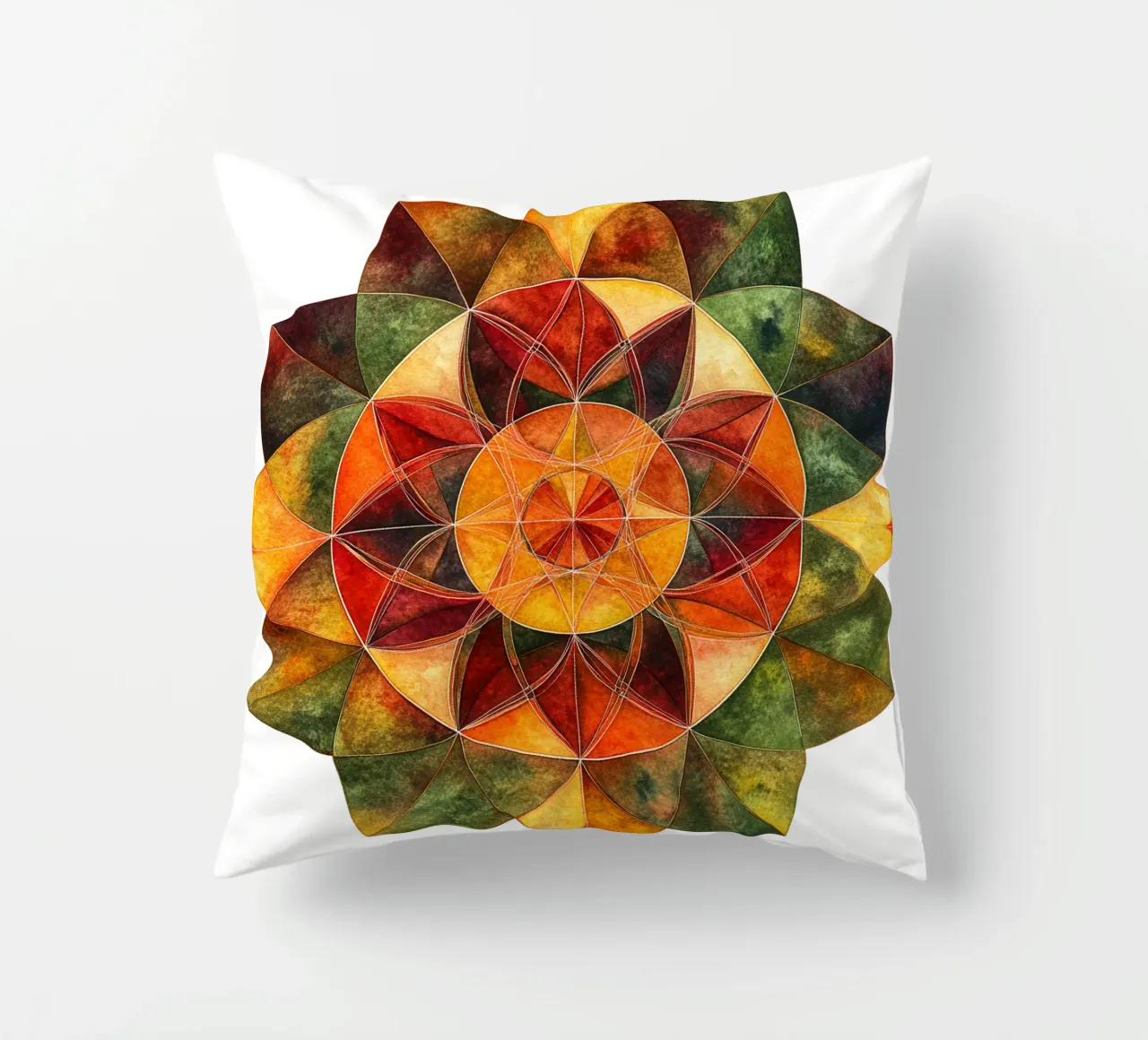 Mandala autunnale cuscino da Spiritual Touch
