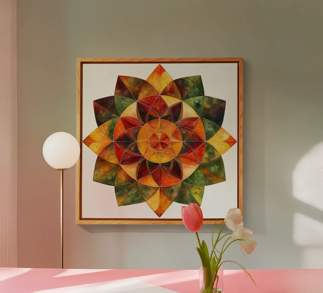 Mandala autunnale plexiglass da Spiritual Touch