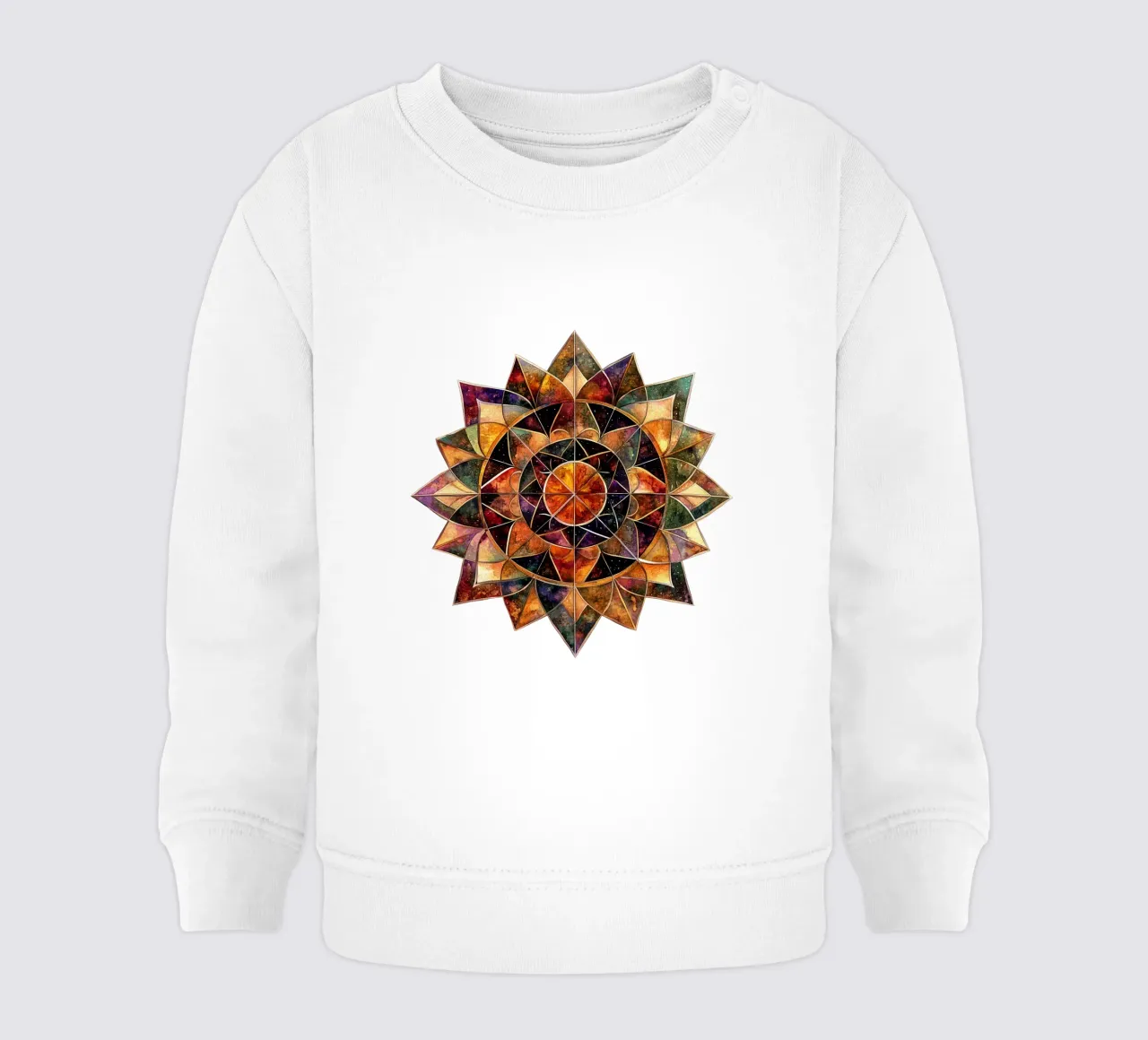 Mandala autunnale felpa neonato da Spiritual Touch