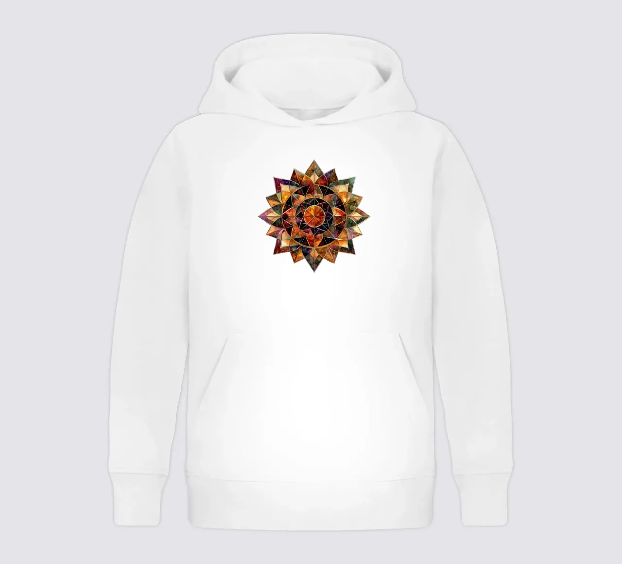 Mandala de otoño sudadera con capucha para niño de Spiritual Touch