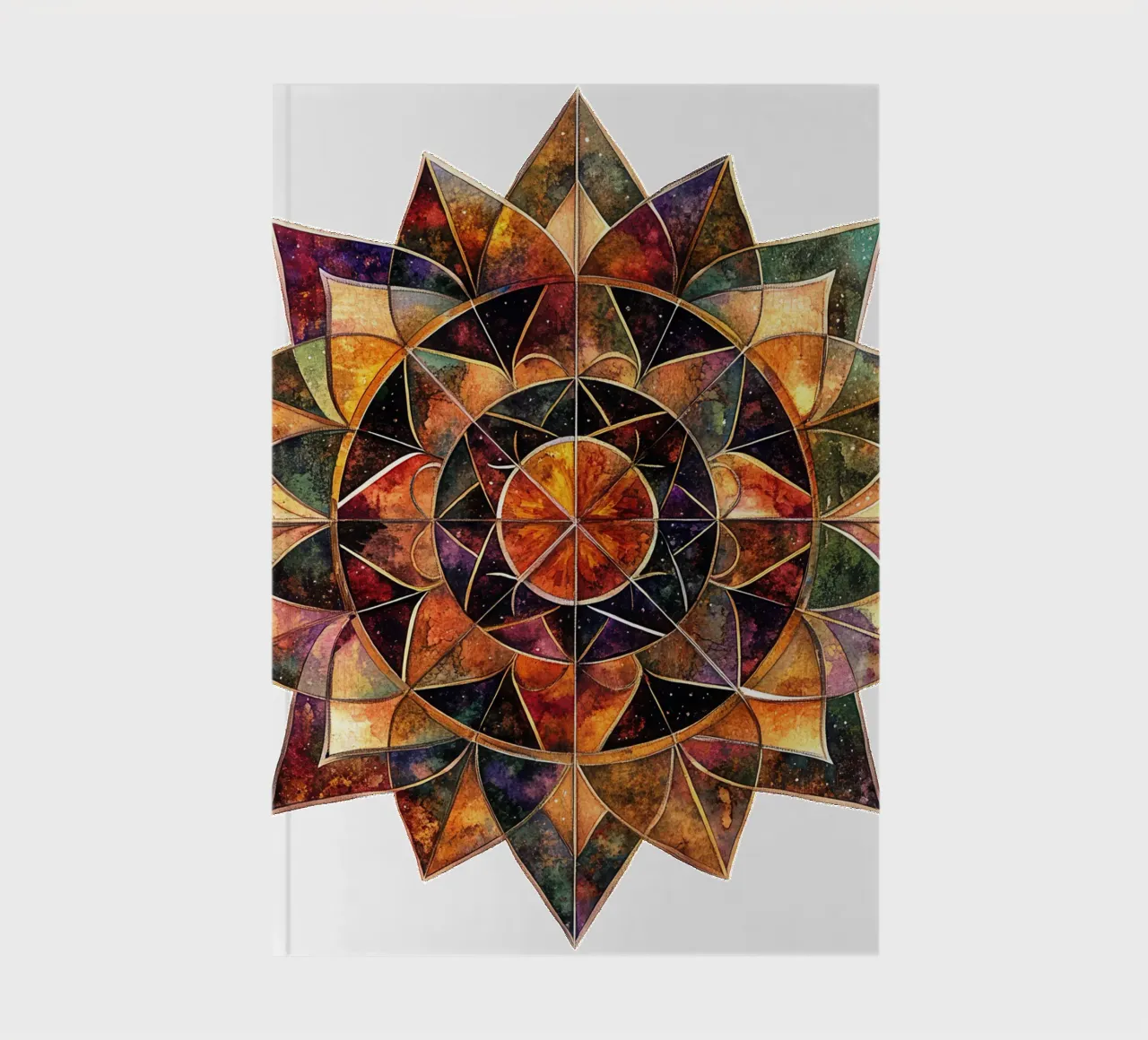 Mandala d'automne carnet de notes de Spiritual Touch