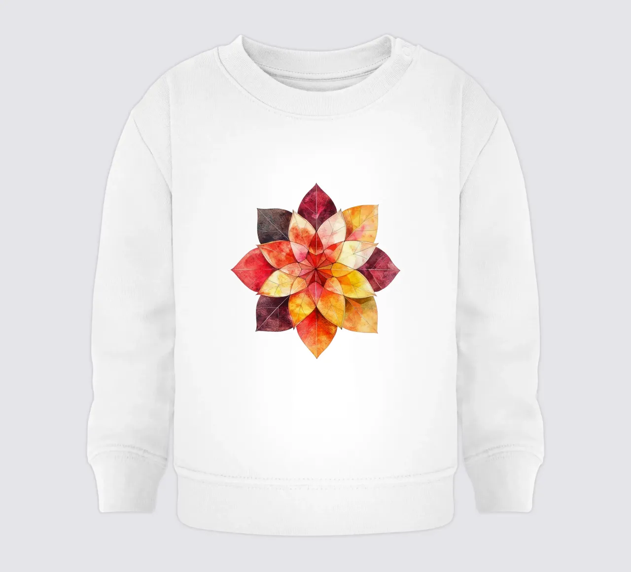Mandala autunnale felpa neonato da Spiritual Touch