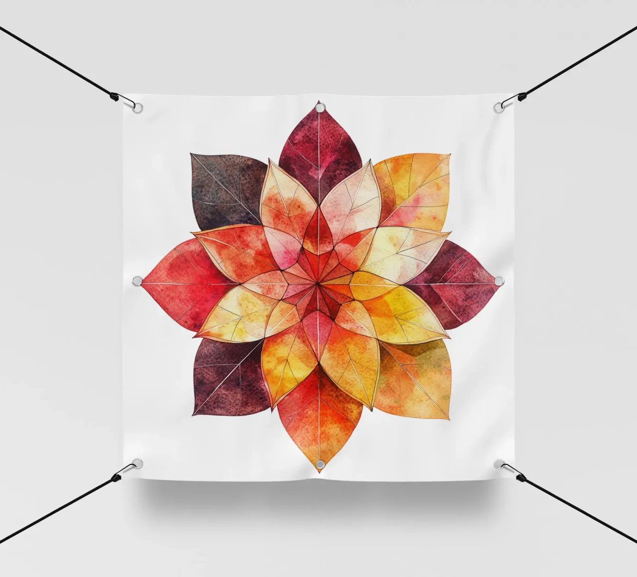 Mandala autunnale telo in pvc da Spiritual Touch