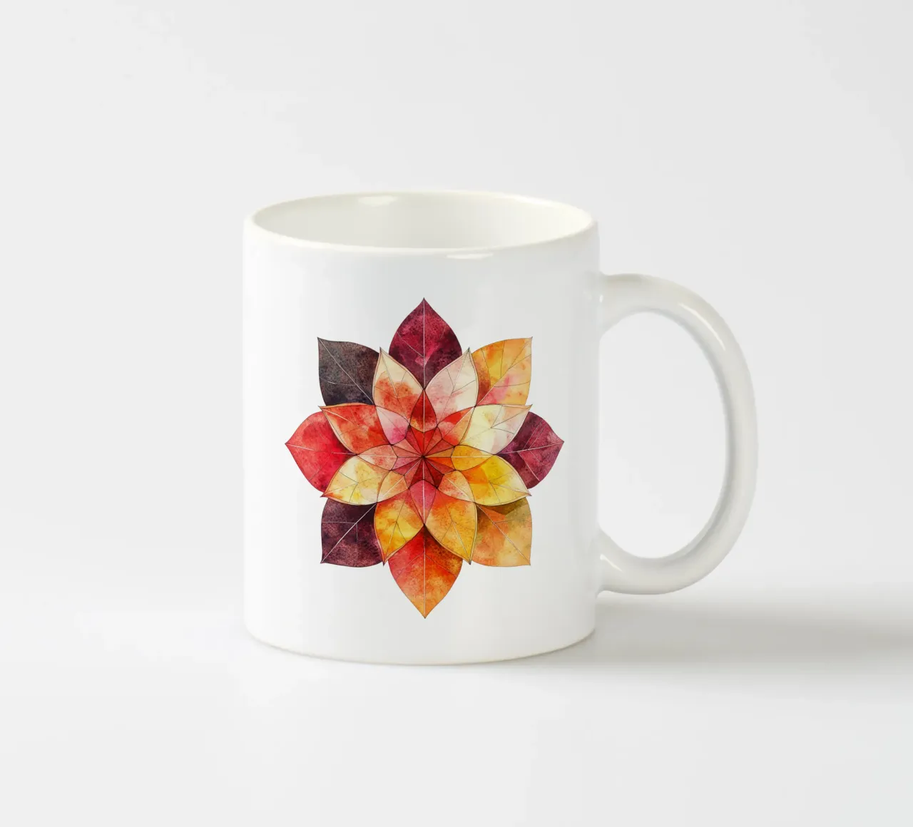 Mandala autunnale tazza in ceramica da Spiritual Touch
