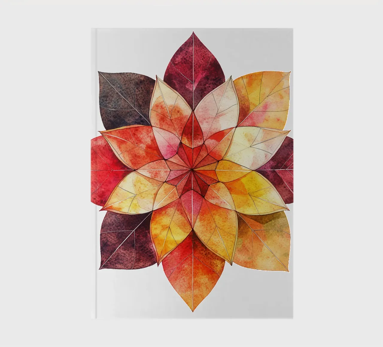 Fall Mandala notebook by Spiritual Touch