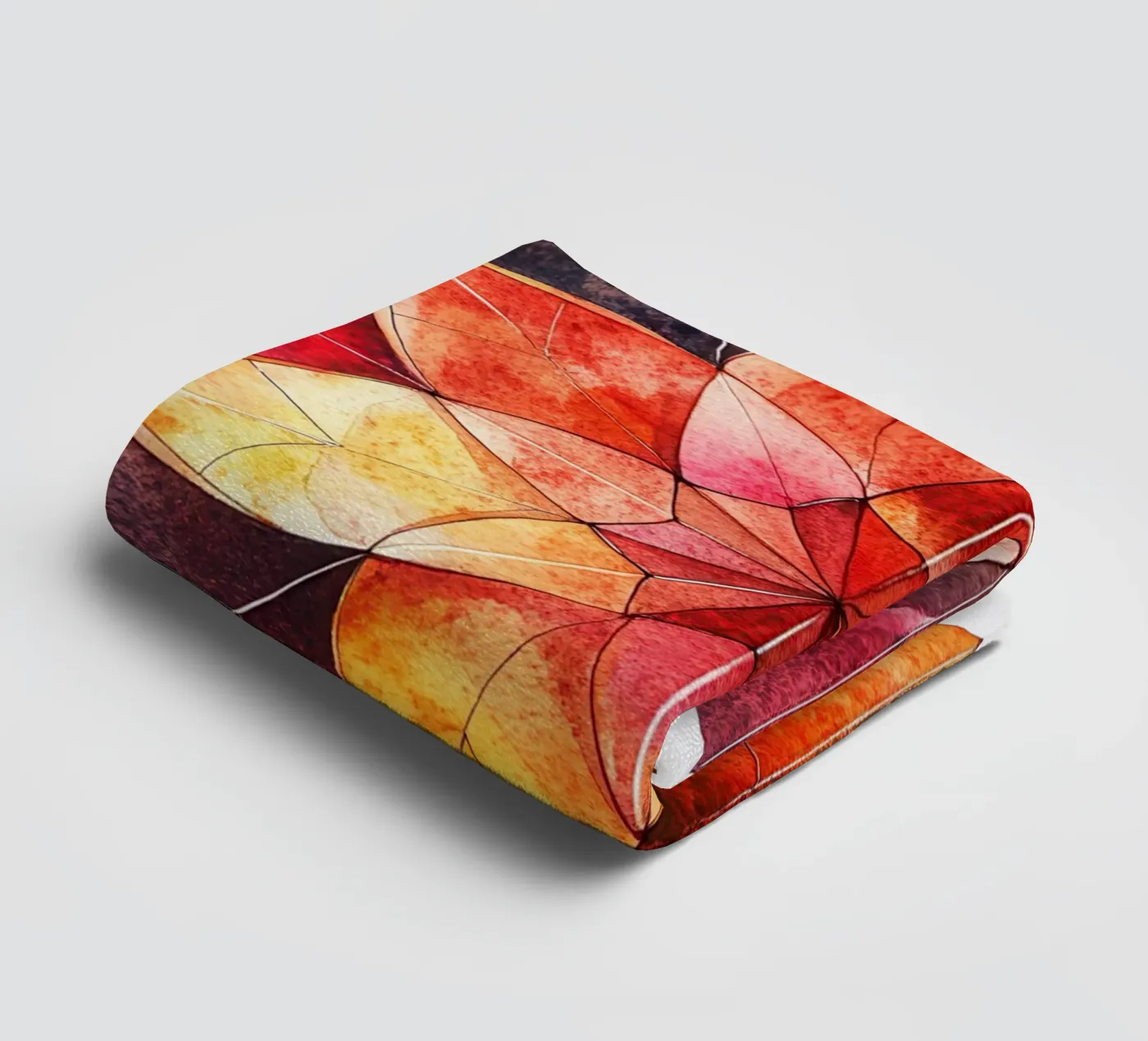 Fall Mandala towel by Spiritual Touch