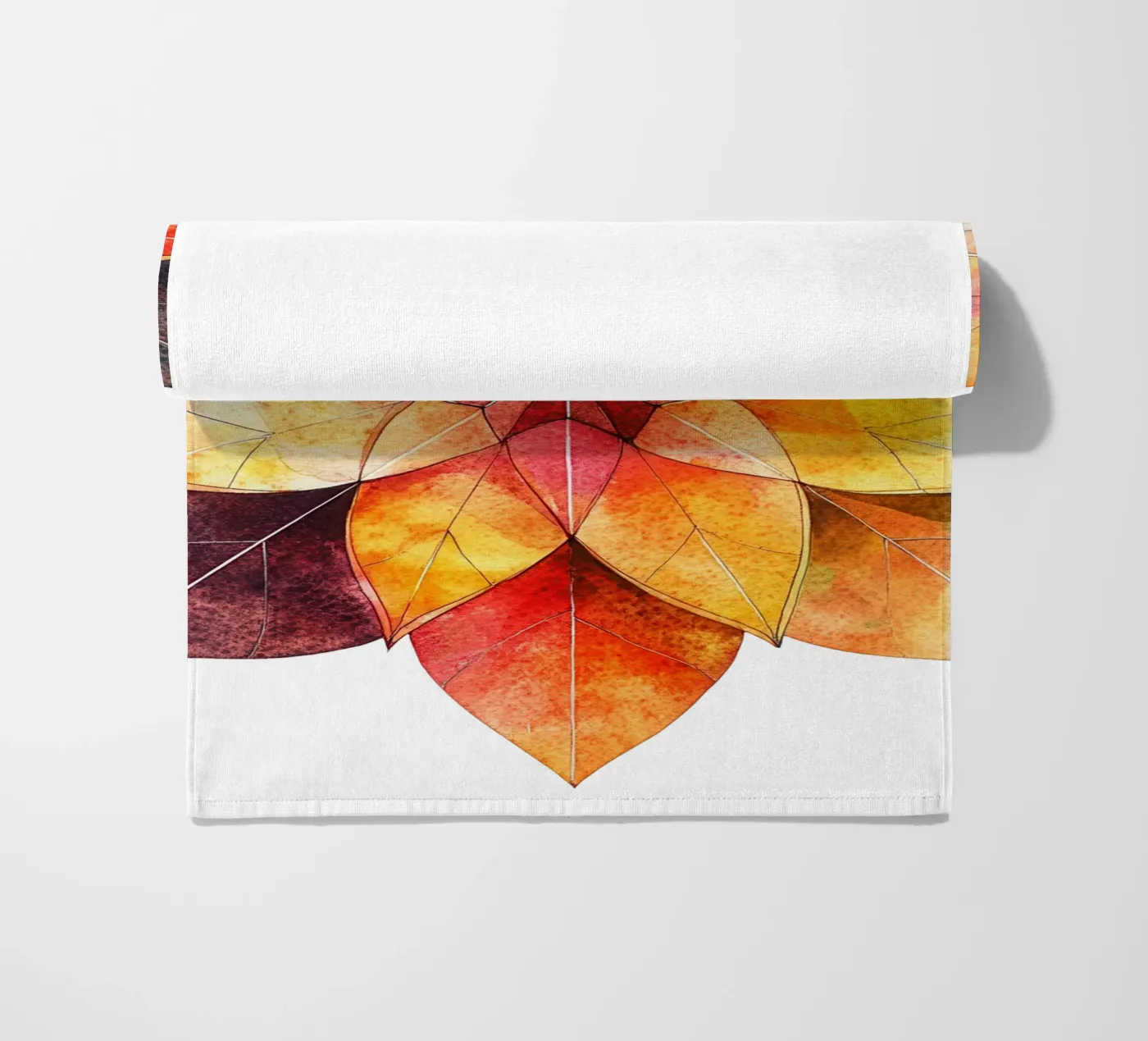 Herfst Mandala strandhanddoek van Spiritual Touch