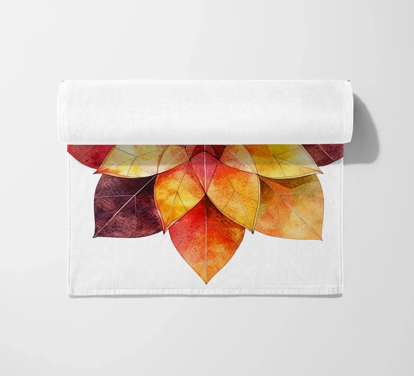 Herfst Mandala strandhanddoek van Spiritual Touch