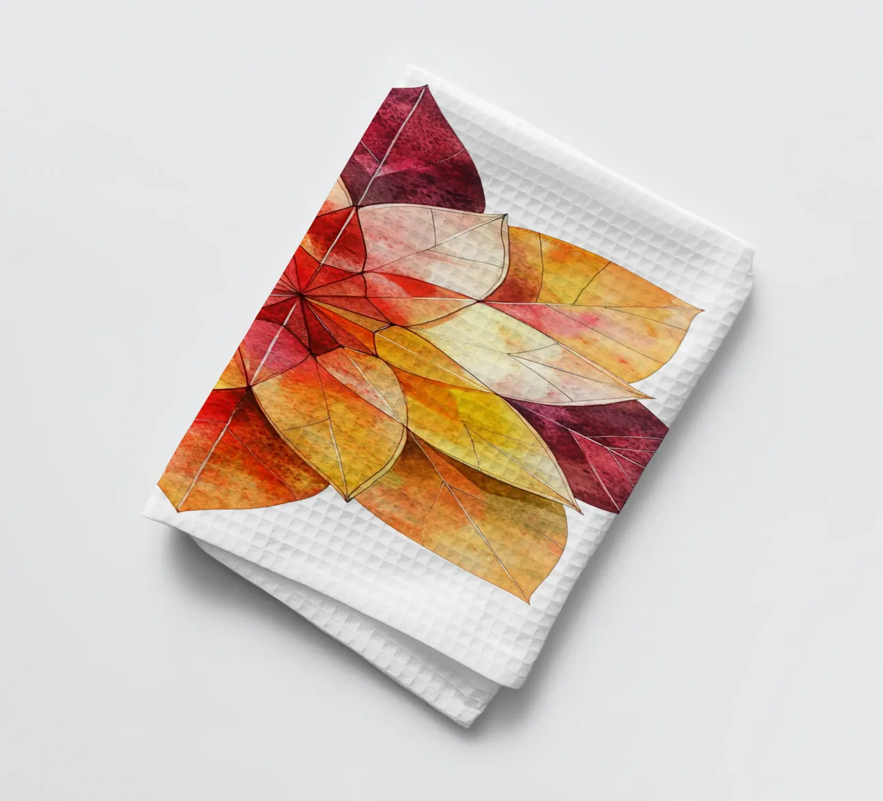 Mandala d'automne torchon de Spiritual Touch