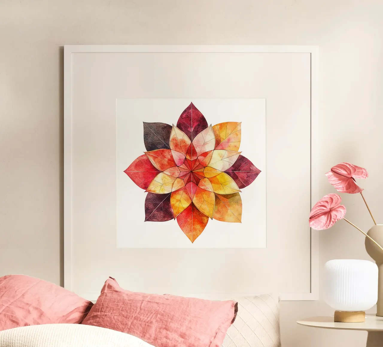 Fall Mandala poster da Spiritual Touch