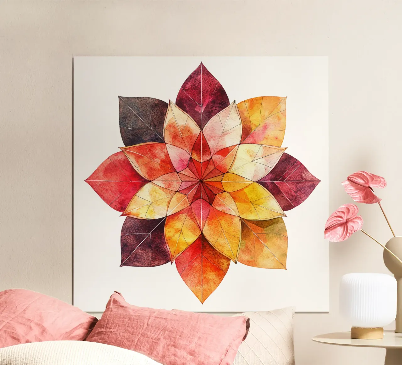 Mandala autunnale poster da Spiritual Touch