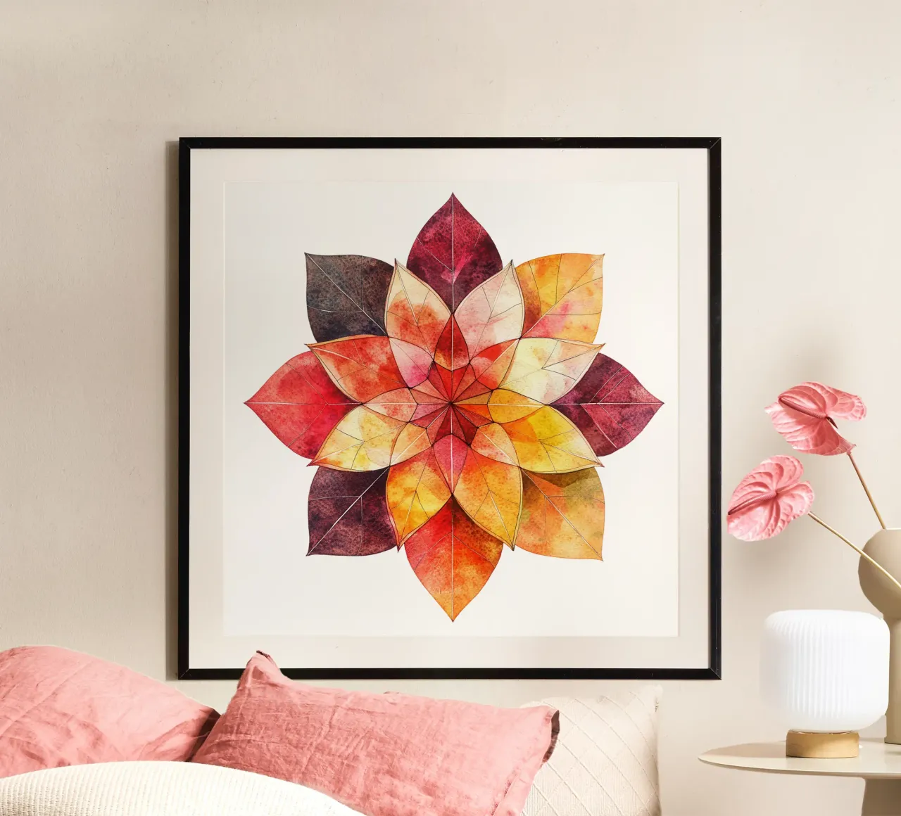 Fall Mandala poster da Spiritual Touch