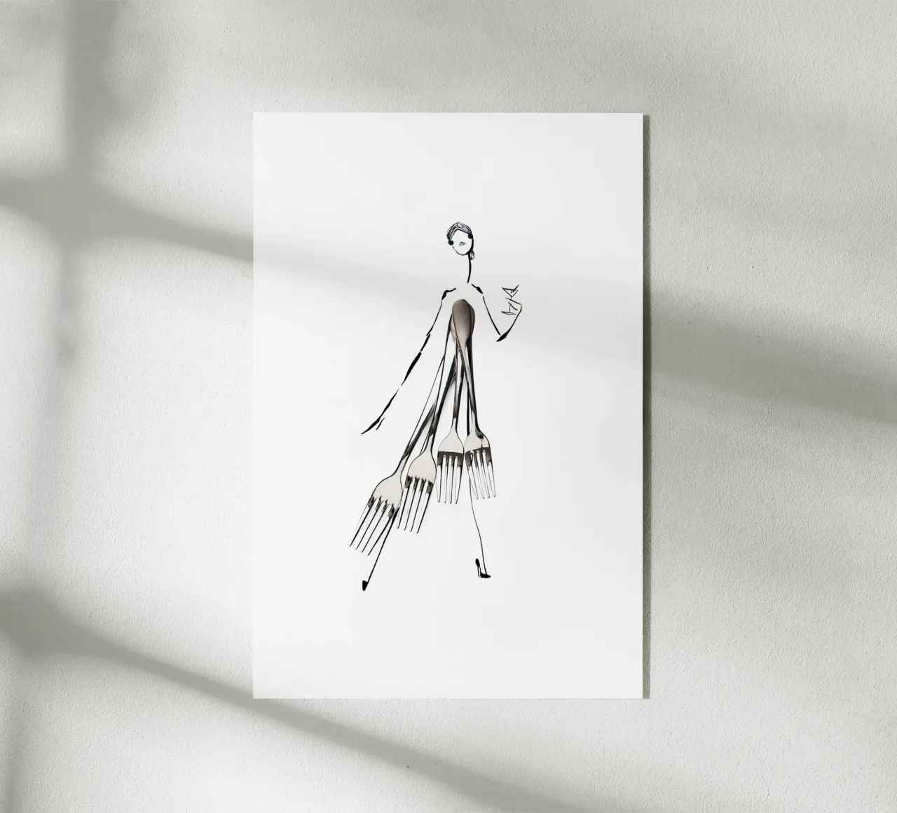 Forks plexiglass da Gretchen Roehrs