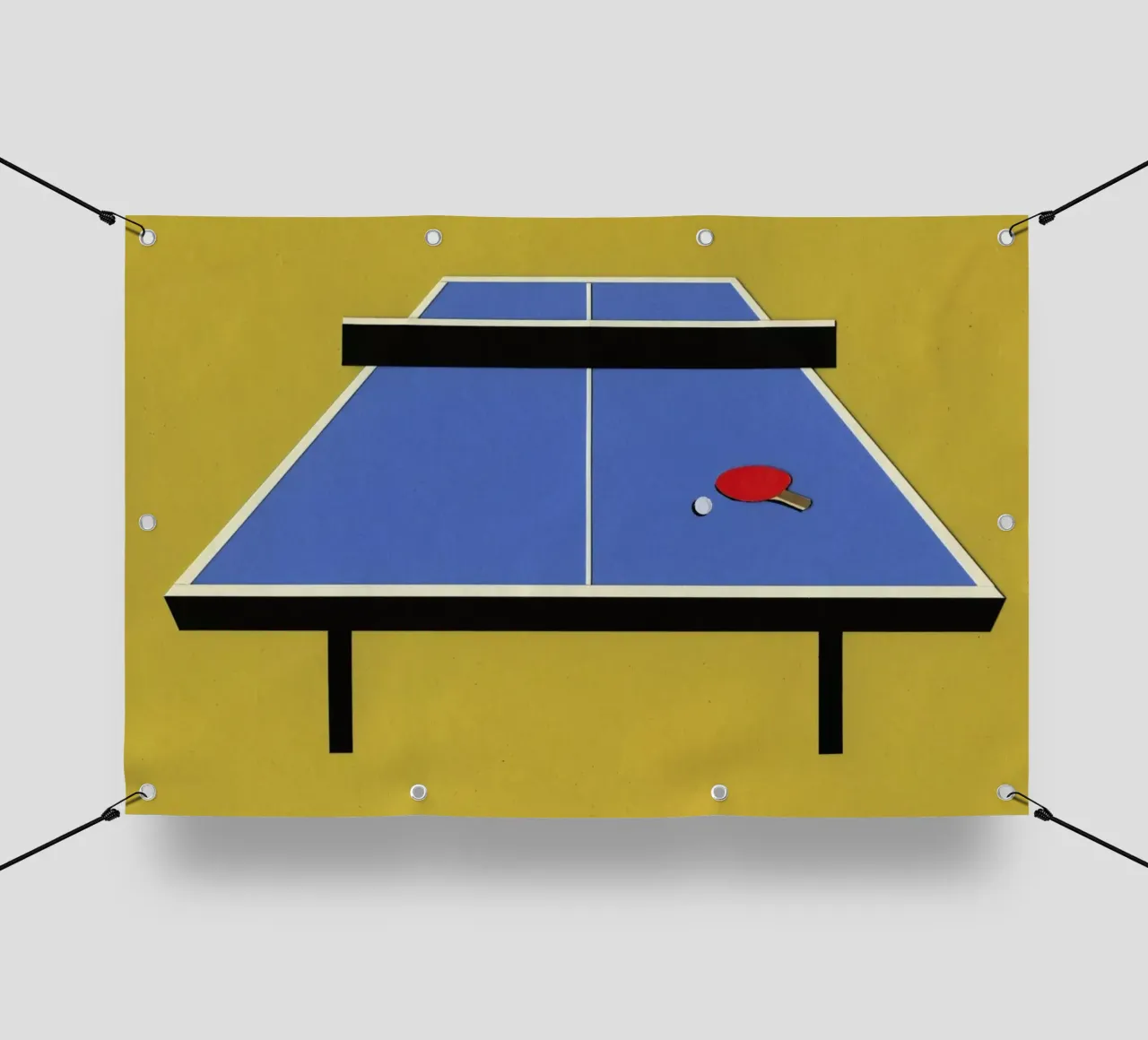 Ping Pong Table telo in pvc da Rosi Feist