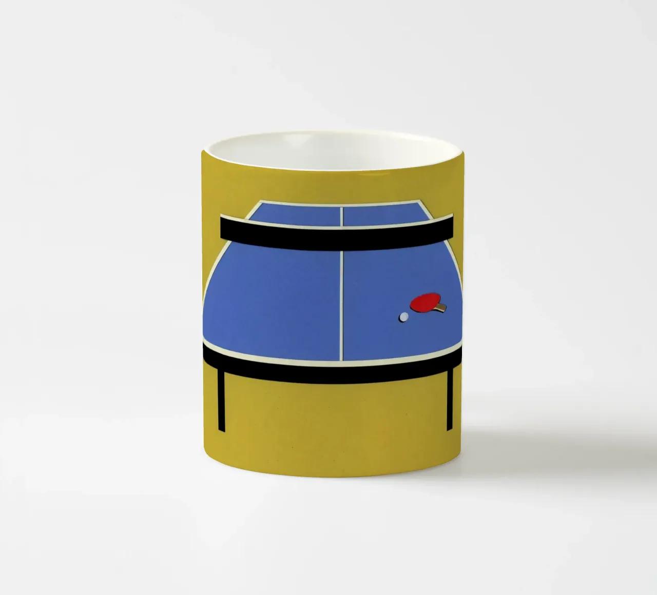 Ping Pong Table tazza in ceramica da Rosi Feist