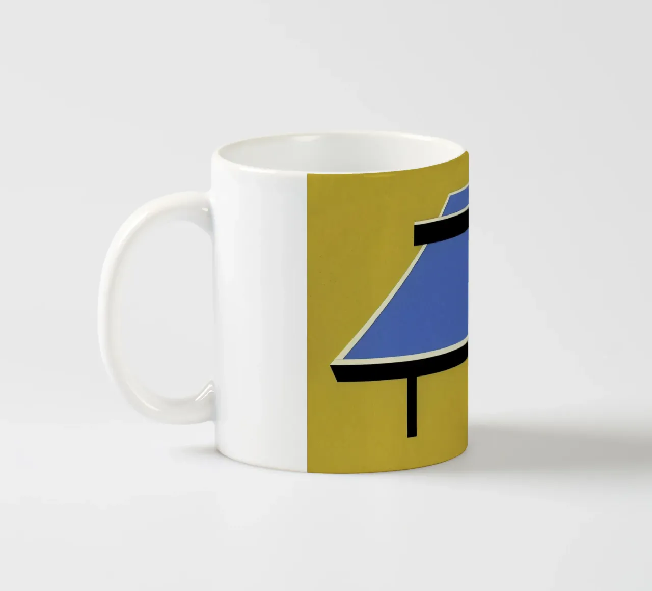 Ping Pong Table tazza in ceramica da Rosi Feist