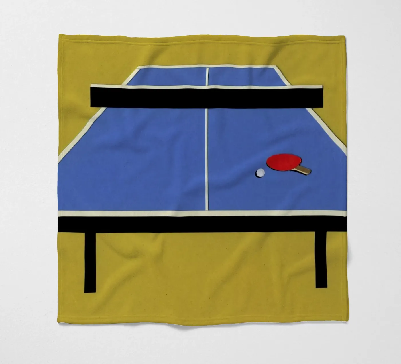 Ping Pong Table fleecedeken van Rosi Feist