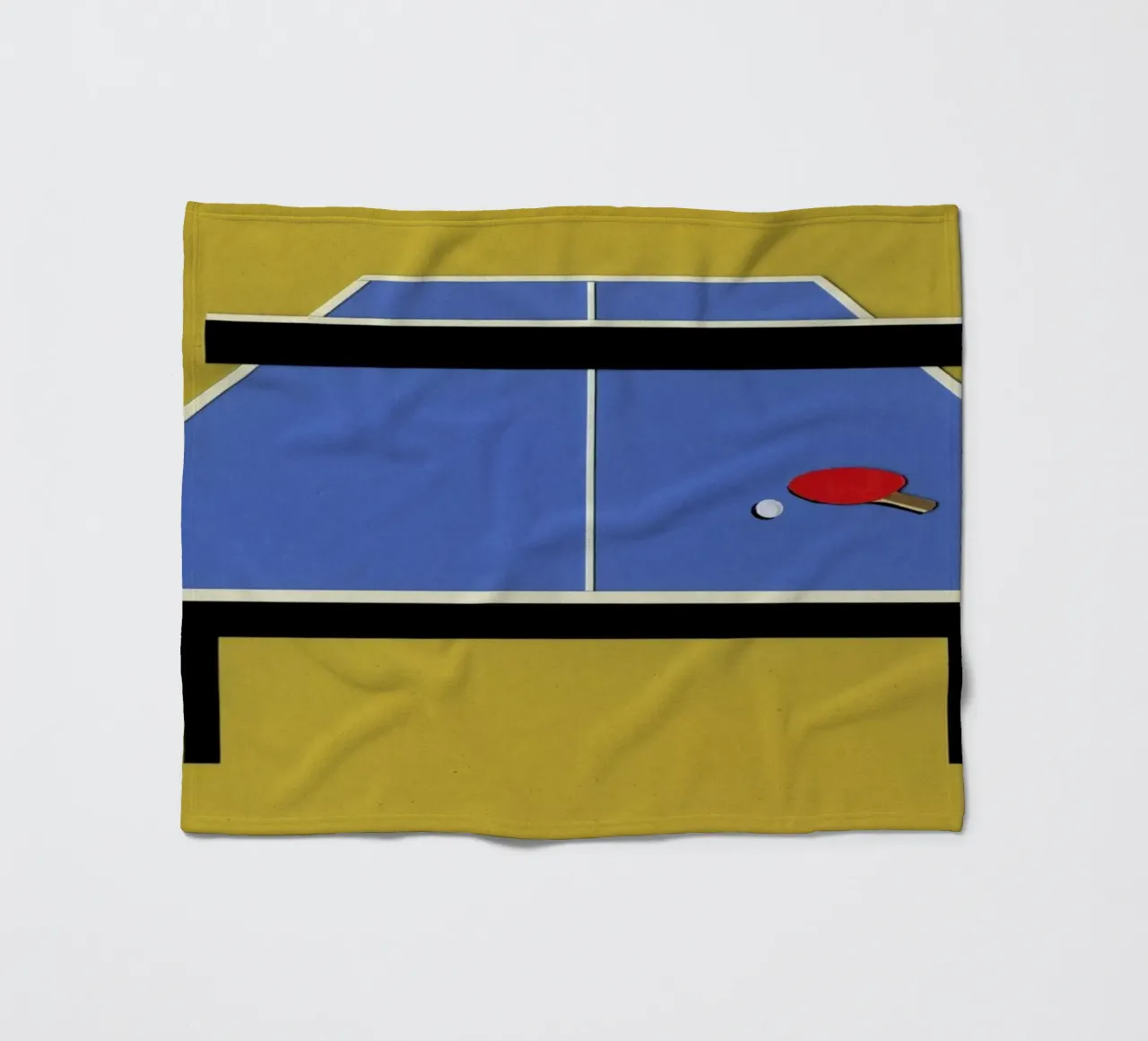 Ping Pong Table coperta in pile da Rosi Feist