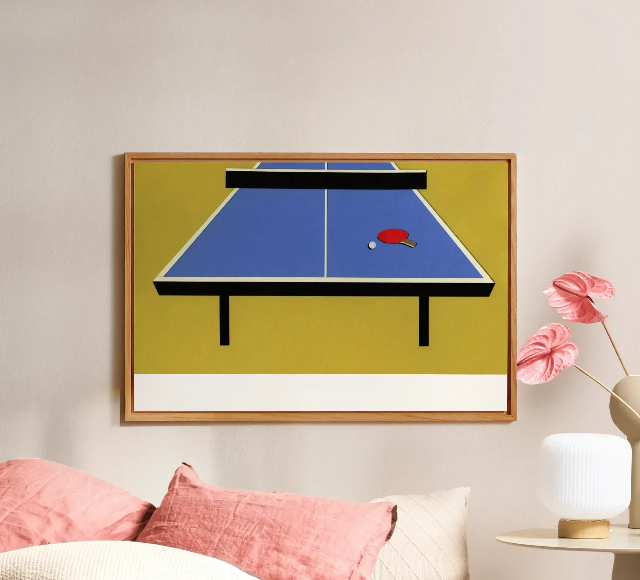 Ping Pong Table alluminio dibond da Rosi Feist