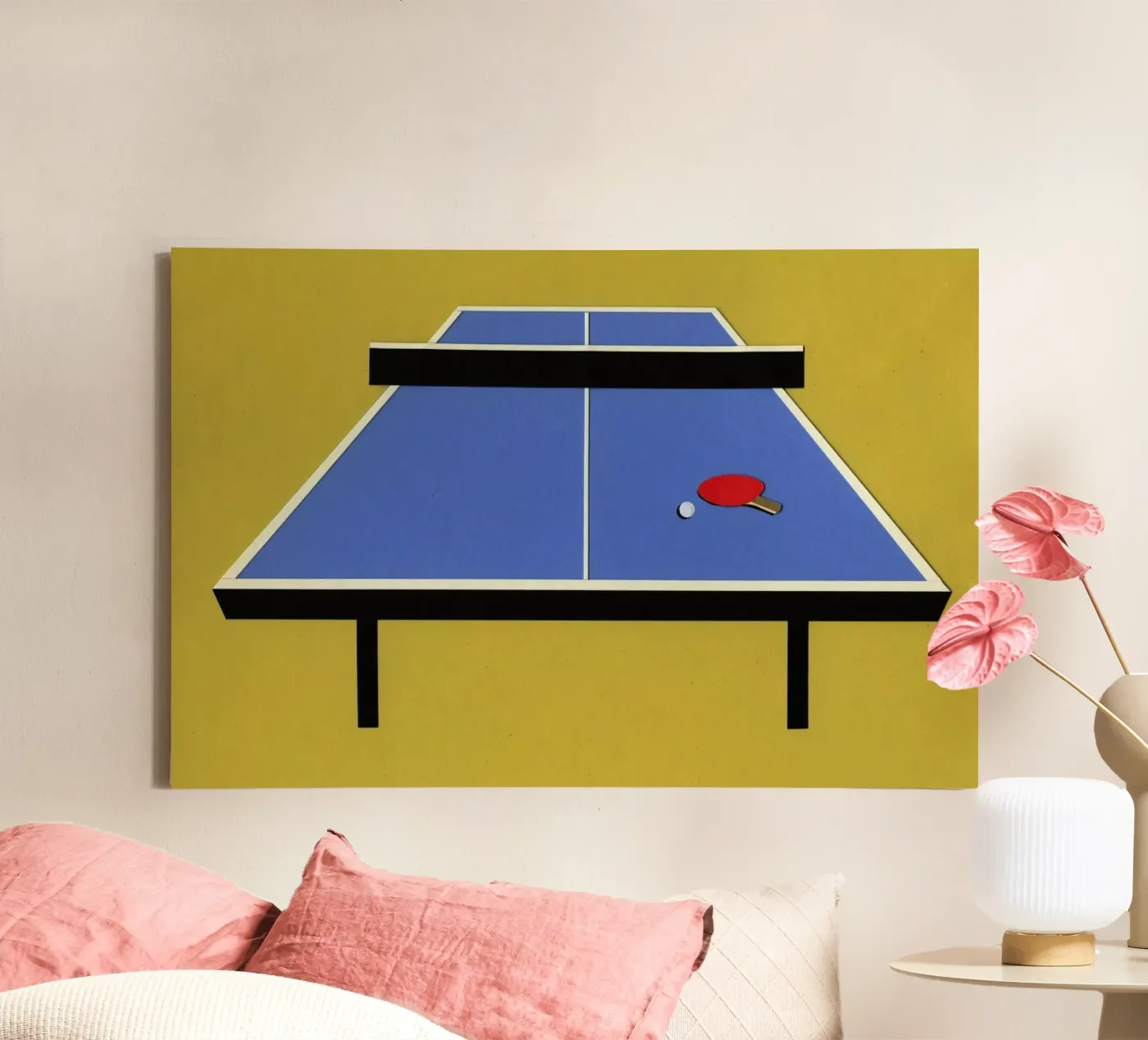 Ping Pong Table tela da Rosi Feist