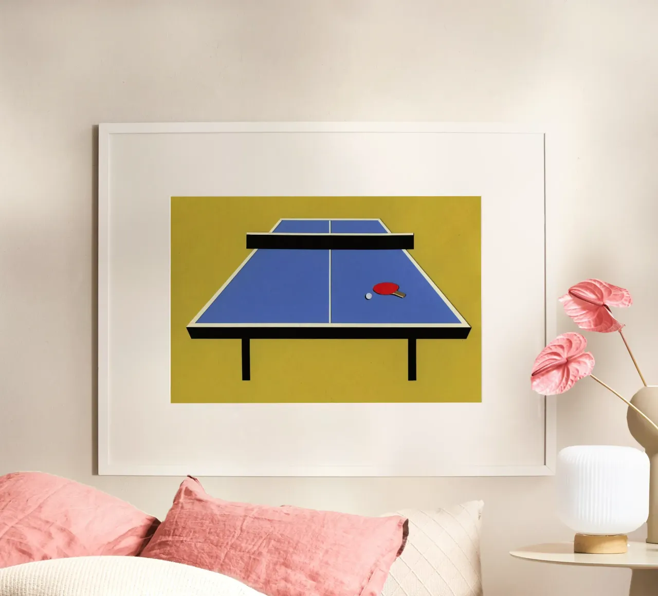 Ping Pong Table carta hahnemühle da Rosi Feist